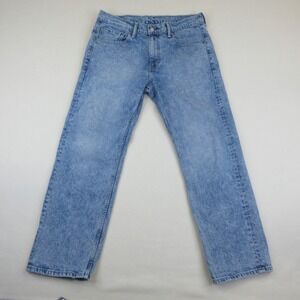 Levi's 569 Loose Straight Jeans Mens 32x30 Blue Light Wash Y2K Style 00569-0226